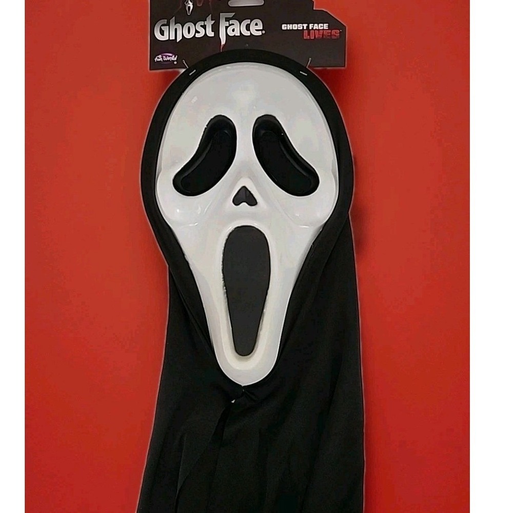 NWT Halloween Costume 2021 Scream Mask Ghost Face Lives Adult Fun World NIB